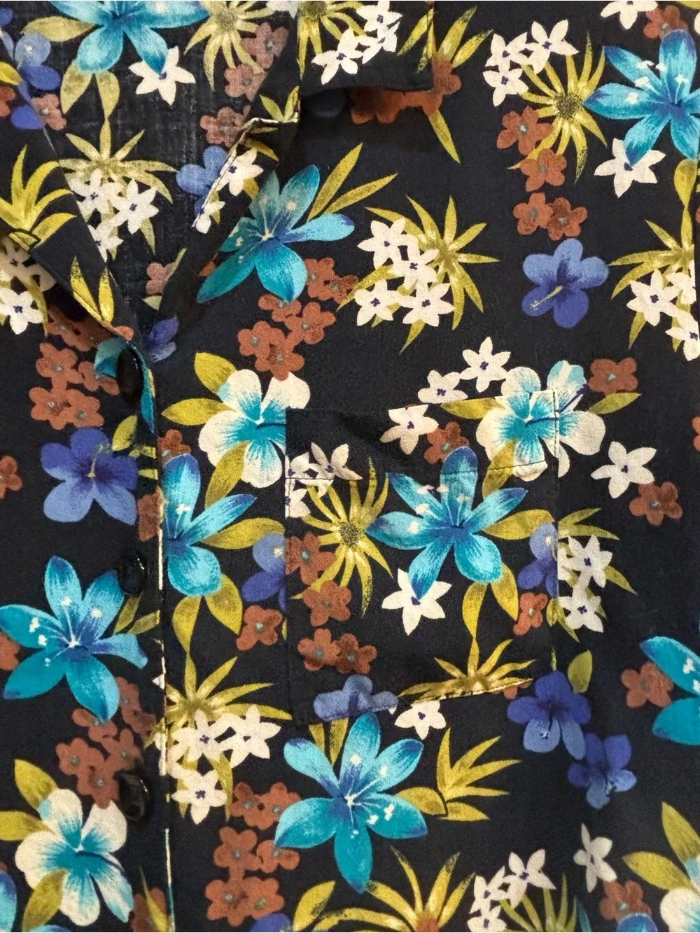 Vintage Floral Print Button-Front Midi Skirt and Matching Shirt Set | Sz SP